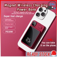 🇸🇬 Magnetic Power Bank  Super Fast Charging Wireless Power 10000mAh/20000mAh Portable Battery Mini Powerbank