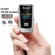 Eyoyo EY-028 Mini Bluetooth QR Code Scanner with LCD Display Portable Wireless 1D 2D Book Barcode Sc
