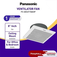 PANASONIC Ceiling Mount Ventilating Fan FV-20CUT1P 8 INCH 20CM Office Bedrooms Condenser Kipas Ekzos