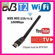150Mbps DVB-T2 WiFi Adapter - Wireless Dongle Receiver for TV Box PC and Laptop/接收器