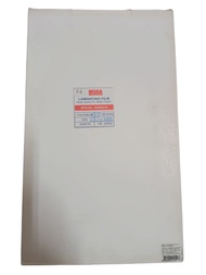 พลาสติกเคลือบบัตรขนาด F14(220x370มม) จำนวน 100 แผ่น