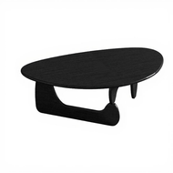 Coffee Table Hardwood Irregular Shape Minimalist Low Table Living Room Balcony Small Space Modern Ho