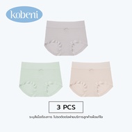 KOBENI กางเกงชั้นในผู้หญิง โมดอล ไร้ตะเข็บ เอวสูง ควบคุมหน้าท้องได้เล็กน้อย ป้องกันแบคทีเรีย ไซส์ใหญ