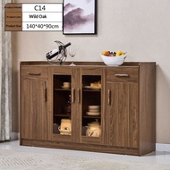 Chinese-Style Sideboard Cabinet, Minimalist Living Room Storage, Wine & Tea Cabinet, Multi-Functiona