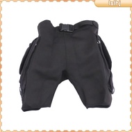[Lslhj] Diving Shorts Wetsuit Pants with Pocket Waist Belt Women Men for Canoeing Workout Diving Sur