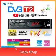 กล่องดิจิตอลทีวี กล่องรับสัญญาณ DVB T2 DTV ใช้ร่วมกับเสาอากาศทีวี 1080P ภาพสวยคมชัด TV DIGITAL กล่องทีวี เครื่องเล่นทีวี