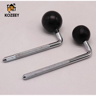 [KOZEEY] L Rod Ball Drum Regulator Parts for Drum Player,Musical Instruments Handbell