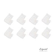 ESPOIR1 8pcs LED Strip Light Connector, COB Solderless COB Connector, Easy Transparent LED Connector