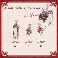 Anime Keychain Delicious in Dungeon Fine Taste Cave Dungeon Meshi Transparent Acrylic Backpack Decor