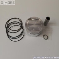 63mm 4V 4-Valve Piston & Ring Set (15mm pin) for Scooter ATV QUAD GY6 125 GY6 150 152QMI 1P52QMI 157