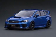 全新日版 1/18 WRX CBA-VAB STI Blue Metallic ignition model diecast SUBARU IG3610