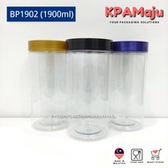 Balang BP1902 (1900ml) - Balang Kuih Raya, Balang Plastik, Homemade Product, Popcorn, Keropok