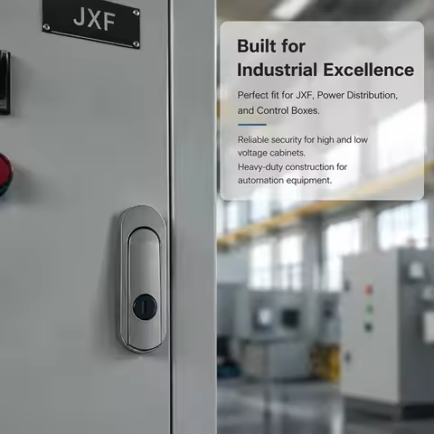 AB403-1-2 Flat Panel Lock, Industrial Stainless Steel Cabinet Lock, Distribution Cabinet Lock, JXF B
