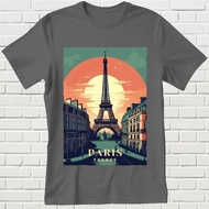 VINTAGE ADULT T-SHIRT PARIS POSTER UNISEX TSHIRT || T-SHIRT || T-shirt || VINTAGE T-shirt || CALSSIC
