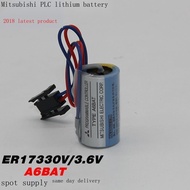 New 1PCS Suitable for Mitsubishi A series PLC battery A6BAT ER17330V 3.6V CNC machine tool lithium b