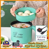 Worthbuy Multipurpose Non-Stick Mini Electric Cooker With Steam Tray Mini Electric Hotpot 多用途电煮锅 Ric