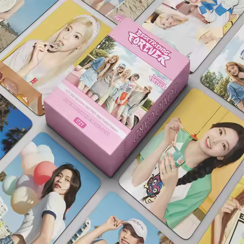 KPOP 55PC ITZY Album BEST FRIENDS FOREVER 2024 SEASON'SGREETING LOMO CARD YEJI Lia RYUJIN CHAERYEONG