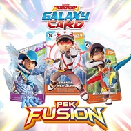 BoBoiBoy Galaxy  PLAY Card Pek Fusion - Single Pack KAD MAINAN BUDAK KARTUN LITTLE KID 游戏卡 game Chil