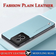 Plain PU Leather Case for Motorola Moto G85 Back Cover Silicone Full Protection Phone Case for Moto 