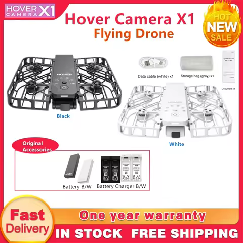 HoverAir X1 Flying Drone Camera 125g Ultra-Light Foldable Portable Unlock Advanced Shots Dronie View