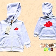 Naruto Akatsuki Anime Kids Zipper Hoodie