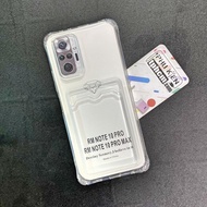 Transparent Flexible Xiaomi Redmi Note 10 Pro Case With Card Slot