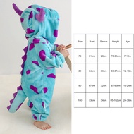 {gykhhguk} Children Movie Monsters University Cosplay Costume Kids Baby Sullivan Bodysuit Romper Car