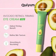1 Pc Firming QUIYUM Avocado Retinol Firming Eye Cream 20g,Anti-Wrinkle Eye Moisturizer Moisture Repa