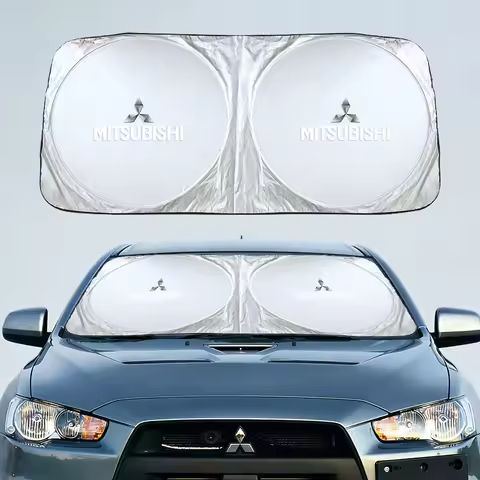 Car Windshield Sun Shade Visor UV Protection Shield For Mitsubishi Xforce L200 Eclipse Cross Outland