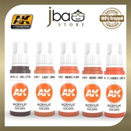 AK Interactive AK11075 AK11077 AK11078 AK11079 AK11081 Acrylic Paint 17ml (3rd Generation)