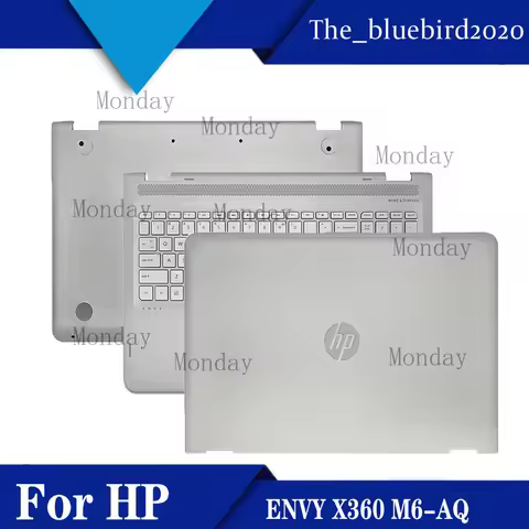 W For HP ENVY X360 M6-AQ M6-AQ005DX A/B/C/D shell case set Sliver palmrest
