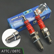 Racing 3 Electrode 10mm Spark Plug A7TC Fits For GY6 50CC 110CC 125CC 150CC ATV Scooter Dirt Bike Go