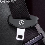 4 Pcs Universal Car Safety Seat Belt Buckle Leather Protector Cover For Mercedes Benz W204 W124 W201 W202 W212 W220 W205 GLA Accessories