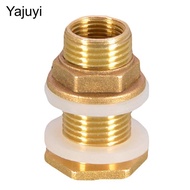 Yajuyi Solid Brass Water Tank Connector Leak-proof Firm Connect DN15 DN20 DN25