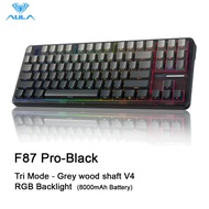 AULA F75/F87/F99 Mechanical Keyboard Side Engraved Keycaps Tri-mode Hot Swappable South Facing Light