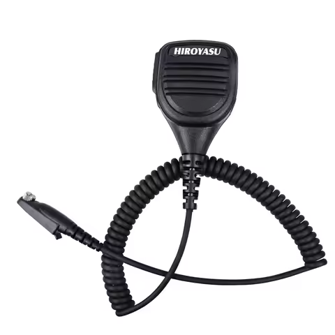 Palm Speaker Microphone Hand Mic for HIROYASU Walkie Talkie HI-UV850Pro HW-UV938 HW-UV910 Portable T