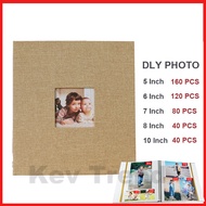 2023 3R 4R 5R 6R 10inch Photo Album Film Diy Retro Self-adhesive Album Book Album Gambar Photobook