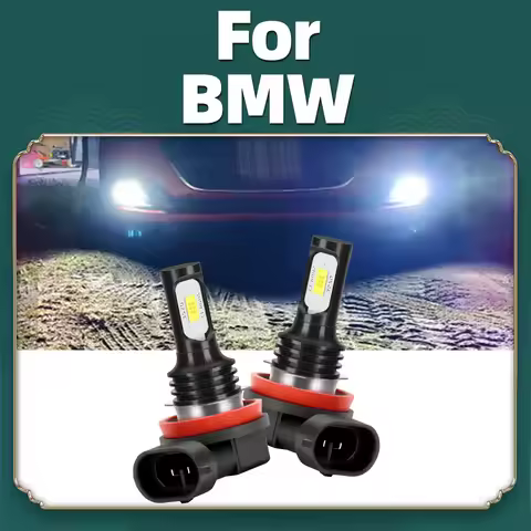 2Pcs LED Fog Light For BMW E63 E64 E90 E91 E92 E93 328i 328xi X5 E53 E70 E46 325i High Bright Lamps 