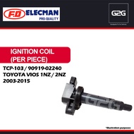 Ignition Coil TCP-103 Toyota Vios 1NZFE / 2NZFE 2003-2015