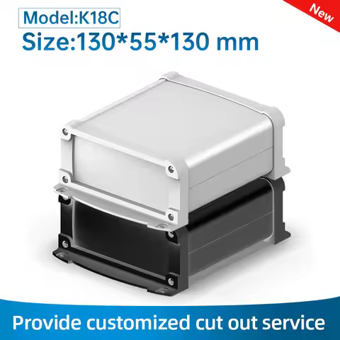 Custom Aluminum Junction box For Electronic Supply Metal Detector Housing PCB Circuit Board Battery 