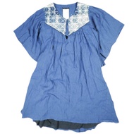 CATHRI 絣織（日本絣織）連身裙，日本製造，重要無形文化財產，久留米絣織，尺寸 33-98-0083-444，均碼，靛藍色，BEAMS Planets，原價 52,800 日元，連身裙/上衣 [二