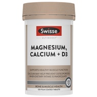 Swisse Ultiboost Magnesium, Calcium + Vitamin D3 120 tablets（9311770595834）