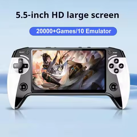 Handheld Game Console 5.5 Inch Screen Retro Gaming Console with 5000+ Games Retro Handheld Video Gam