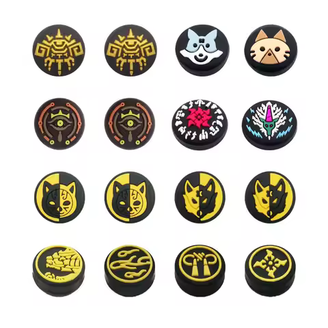 Thumb Stick Grip Cap Joycon Joystick Protective Cover For Monster Hunter RISE Switch Oled Joy-Con NS