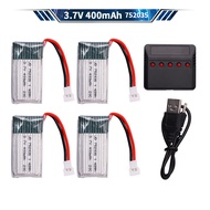 3.7V 752035 400mah Lipo Battery For H107 H31 KY101 E33C E33 U816A V252 H6C 25C RC Quadcopter Drone S