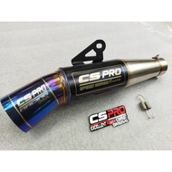 ↂ☊51mm universal Exhaust inlet muffler canister model daeng pipe daeng sai4 gp warrior