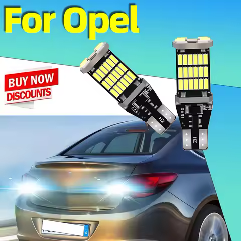 2x For Opel Astra J Corsa D Insignia A Mokka LED Canbus Reverse Light Bulbs W16W T15 921 912 On Cars