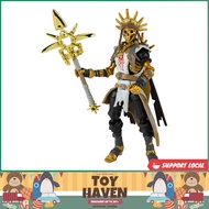 [sgstock] FORTNITE ORO (Master Grade) - 4-Inch Articulated Figure with Back Bling, Harvesting Tool, and Weapons - [Oro]