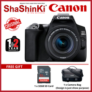 Canon EOS 200D Mark II (250D / EOS SL3 / Kiss X10) DSLR Camera with 18-55mm Lens (Black) (Free 32GB Memory Card + Camera Bag) (Canon Malaysia)