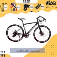 JAB.[Original]. JIEPUBK ROADBIKE ALLOY FLAT FRAME 27.5  700*230mm 3x7 speed SHIMANO SHIFTERS